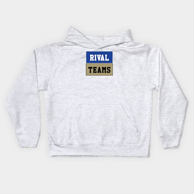 Rival Teams | Kentucky vs Vandy Kids Hoodie by Rad Love